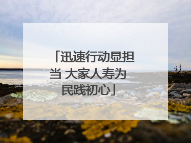 迅速行动显担当 大家人寿为民践初心