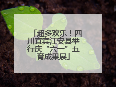 超多欢乐！四川宜宾江安县举行庆“六一”五育成果展