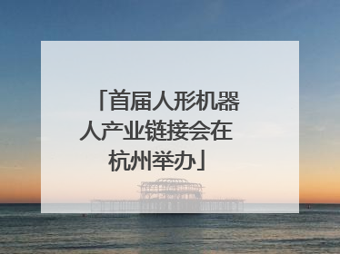 首届人形机器人产业链接会在杭州举办
