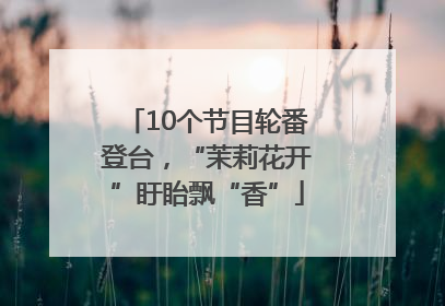 10个节目轮番登台，“茉莉花开”盱眙飘“香”