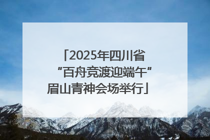 2025年四川省“百舟竞渡迎端午”眉山青神会场举行