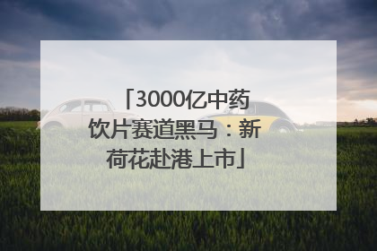 3000亿中药饮片赛道黑马：新荷花赴港上市